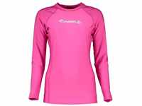 O'Neill Wetsuits Damen Basic Skins Long Sleeve Rash Guard Vest, Pink, S