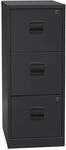 Bisley Home H&auml;ngeregistraturschrank PFA, 3 HR-Schubladen, Metall, 633 Schwarz, 40 x