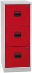 Bisley Home H&auml;ngeregistraturschrank PFA, 3 HR-Schubladen, Metall, 506 Korpus