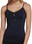 Schiesser Damen Spaghettitop Unterhemden,Per Pack Blau (Nachtblau 804),34