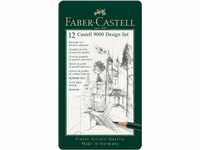 Faber-Castell 119064 - Bleistifte Set Castell 9000 Art, 12 verschiedene...