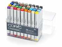 COPIC Classic Marker Set mit 36 Farben, professionelle Layoutmarker,...