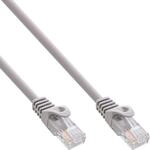 InLine 71411 Patchkabel, U/UTP, Cat.5e, grau, 1m