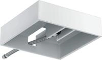 hansgrohe Grundk&ouml;rper f&uuml;r Kopfbrause Raindance E 400x400, chrom