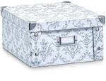 Zeller 17972 Aufbewahrungsbox, Pappe, Vintage, ca. 31 x 26 x 14 cm