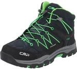 CMP Unisex Kinder Kids Rigel Mid Trekking Shoes Wp Trekking-Schuhe, B Blue Gecko, 28