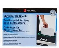 Rexel 2101948 Schmiermittelbl&auml;tter (f&uuml;r Aktenvernichter) 12 St&uuml;ck