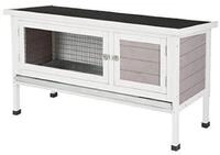 Kerbl Pet Nagerhaus Freddy, Kleintierstall, Nagerstall, grau, wei&szlig;, 116x45x62cm,