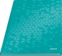 Leitz WOW Notizbuch A4 kariert, Hardcover, 160 Seiten, 80 Blatt FSC-zertifiziertes