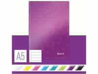 Leitz 46271062 Notizbuch WOW, A5, liniert, violett
