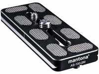 Mantona AS-100-2M Schnellwechselplatte Arca-Swiss kompatibel, 100x38mm mit...