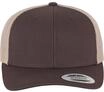 Flexfit Unisex Retro Trucker 2-Tone Baseballkappe, BRN/Khaki, One Size