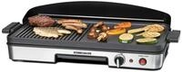ROMMELSBACHER Tischgrill BBQ 2003 - Turbo-Grillzone, 3-Lagen-Antihaftbeschichtung,