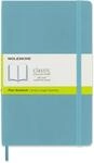 Moleskine Notizbuch mit wei&szlig;en Seiten, Blau (Reef), Gro&szlig;, 13 x 21 cm