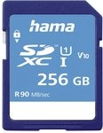 Hama 256 GB SDXC-Speicherkarte, Class 10, V10, UHS-I (bis zu 90MB/s, für Full-HD- Hama 256 GB SDXC-Speicherkarte, Class 10, V10, UHS-I (bis zu 90MB/s, für Full-HD-