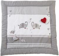 roba Spiel- & Krabbeldecke Jumbotwins - 100 x 100 cm - Gepolsterte Spieldecke f&uuml;r