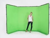 Manfrotto LL lb7622 4 m Panorama Hintergrund Cover Chromakey Gr&uuml;n