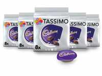 Tassimo Kapseln Cadbury Hot Chocolate 40 Kaffeekapseln, 5er Pack, 5 x 8...