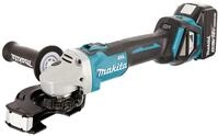 Makita DGA511RTJ Akku-Winkelschleifer 18 V / 5,0 Ah, 2 Akkus + Ladeger&auml;t Im MAKPAC