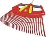 WOLF Garten 4-in-1-Laubrechen, 49x28.5x14 cm, Rot