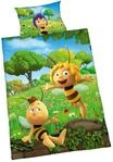 Herding BIENE MAJA Kleinkinder-Bettw&auml;sche-Set, Wendemotiv, Bettbezug 100 x 135 cm,