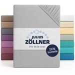 Julius Z&ouml;llner Jersey Spannbettlaken f&uuml;r Baby- & Kinderbett, 100% Jersey-Baumwolle,