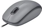 Logitech M110 Kabelgebundene USB-Maus, ger&auml;uschlose Tasten, Komfortables...