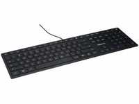 CHERRY KC 6000 SLIM, Ultraflache Design-Tastatur, ES-Layout (QWERTY),...