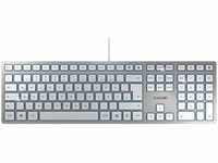 CHERRY KC 6000 SLIM, Ultraflache Design-Tastatur, US-Internationales Layout...
