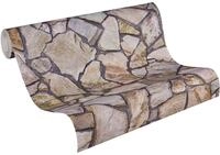A.S. Creation 927316 Mustertapete in Natursteinoptik Wood`n Stone, beige, braun, grau