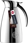 Emsa Eleganza Isolierkanne 502488 | 0,6 L Fassungsverm&ouml;gen | Easy Open Verschluss 