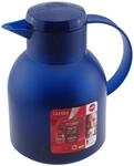 Emsa Samba Isolierkanne 504231 | 1 Liter | Quick Press Verschluss | 100% dicht | 12h