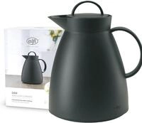 alfi DAN 1,00l, velvet black mat, Kunststoff-Isolierkanne mit hygienischem