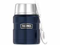 Thermos Stainless King Food JAR 0,47l, Midnight Blue, Thermosbehälter aus...