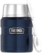 Thermos Stainless King Thermobeh&auml;lter f&uuml;r Essen blau 0,47l - Edelstahl, absolut