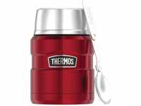 Thermos STAINLESS KING FOOD JAR 0,47l, cranberry red, Thermosbehälter aus...