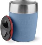 Emsa Travel Cup 0,2 Liter, Doppelwandiger Edelstahl, Sp&uuml;lmaschinenfest,