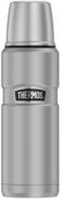 Thermos Stainless King Thermosflasche Silber 0,47l - Edelstahl, absolut dicht, mit