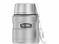 Thermos STAINLESS KING FOOD JAR 470 ml, stainless steel mat, Thermosbehälter...