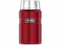 Thermos STAINLESS KING FOOD JAR 0,71l, cranberry red, Thermosbehälter aus...