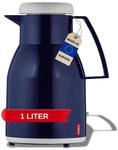 Helios Helios_2744-008 Thermoskannen , Dunkelblau, 1,0 Liter, Blau
