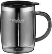 THERMOcaf&eacute; by THERMOS TC DESKTOP CUP grey 0,35l, Isoliertasse aus Edelstahl &
