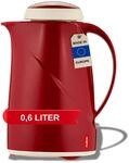 Helios Wave Thermoskanne Dunkelrot 0,6L - 6h Hei&szlig; - H&auml;lt Getr&auml;nke hei&szlig; & kalt -