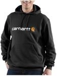 Carhartt, Herren, Weites, mittelschweres Sweatshirt mit Logo-Grafik, Schwarz, M