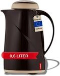 Helios Wave Thermoskanne Cappuccino 0,6L - 6h Hei&szlig; - H&auml;lt Getr&auml;nke hei&szlig; & kalt