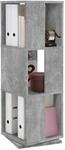 FMD M&ouml;bel, 291-001 Tower Wall Unit, holz, grau, ma&szlig;e 34.0 x 34.0 x 108.0 cm (BHT)