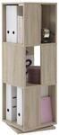 FMD M&ouml;bel, 291-001E Tower drehbares Regal in Ausf&uuml;hrung Eiche Nachbildung,