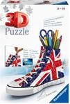 Ravensburger 3D Puzzle 11222 - Sneaker Union Jack - 108 Teile - praktischer