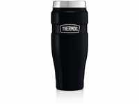 THERMOS Thermobecher Stainless King, Kaffeebecher to go Edelstahl blau 470ml,