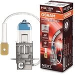 Osram NIGHT BREAKER LASER H3, +150% mehr Helligkeit, Halogen-Scheinwerferlampe,